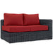 Summon Outdoor Patio Sunbrella® Right Arm Loveseat - view 7