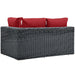 Summon Outdoor Patio Sunbrella® Right Arm Loveseat - view 8