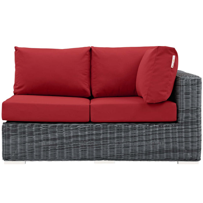 Summon Outdoor Patio Sunbrella® Right Arm Loveseat - view 9