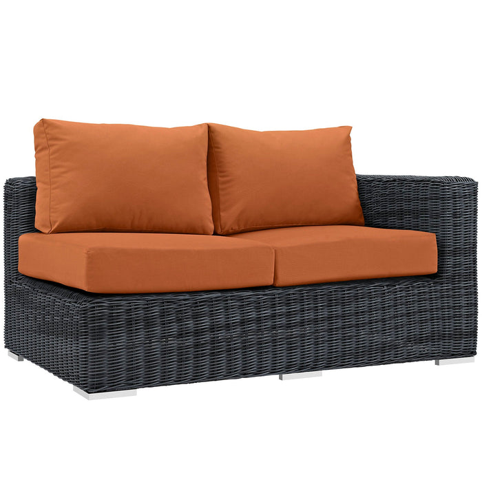 Summon Outdoor Patio Sunbrella® Right Arm Loveseat - view 10