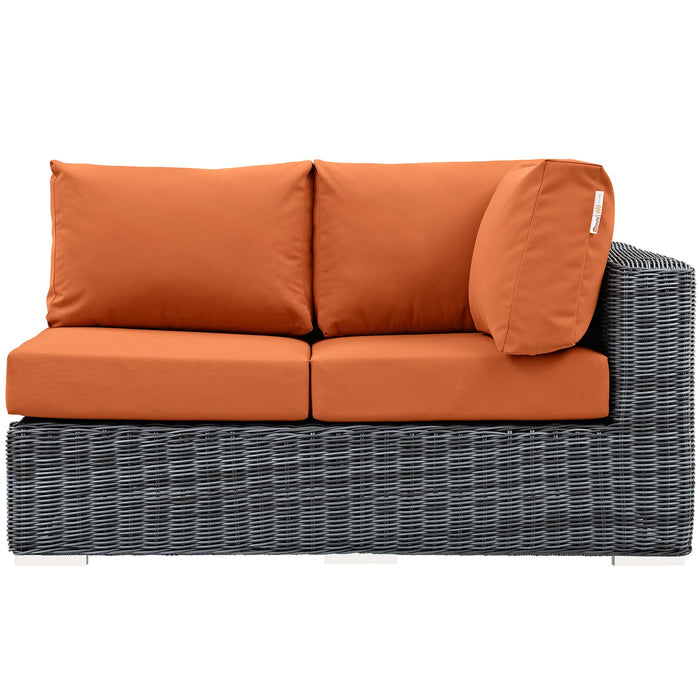 Summon Outdoor Patio Sunbrella® Right Arm Loveseat - view 12