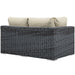 Summon Outdoor Patio Sunbrella® Left Arm Loveseat - alternate angle view