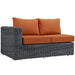 Summon Outdoor Patio Sunbrella® Left Arm Loveseat - view 10