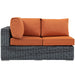 Summon Outdoor Patio Sunbrella® Left Arm Loveseat - view 12