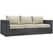 Summon Outdoor Patio Sunbrella® Sofa - alternate angle view