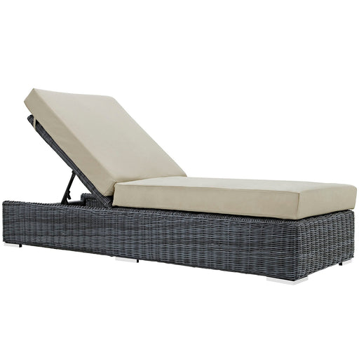 Summon Outdoor Patio Sunbrella® Chaise Lounge - alternate angle view