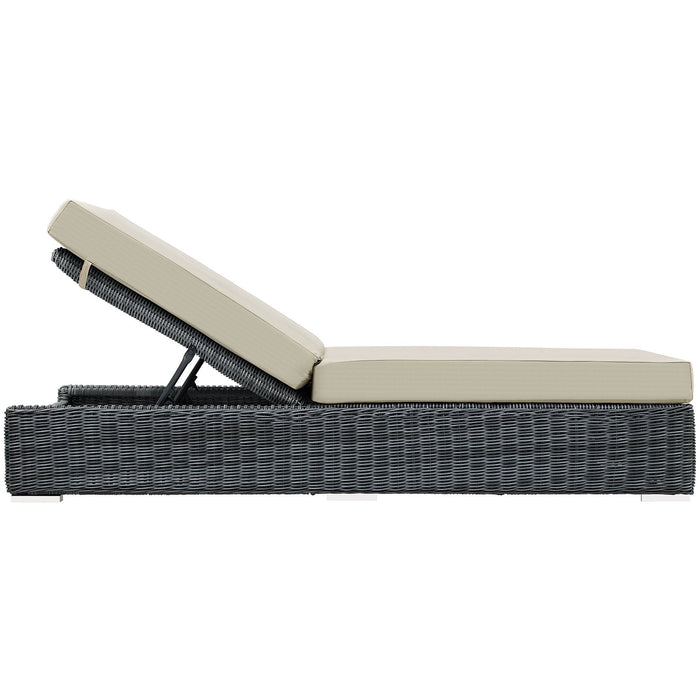 Summon Outdoor Patio Sunbrella® Chaise Lounge - detail close-up