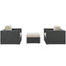 Modway Sojourn 3 Piece Outdoor Patio Sunbrella® Sectional Set - Lifestyle View