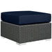 Modway Sojourn 3 Piece Outdoor Patio Sunbrella® Sectional Set - View 10