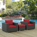 Modway Sojourn 3 Piece Outdoor Patio Sunbrella® Sectional Set - View 13