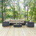 Modway Summon 7 Piece Outdoor Patio Sunbrella® Sectional Set - View 10