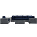 Modway Summon 7 Piece Outdoor Patio Sunbrella® Sectional Set - View 26