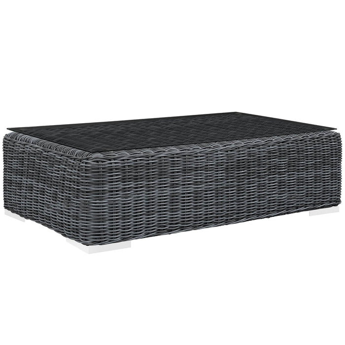 Modway Summon 7 Piece Outdoor Patio Sunbrella® Sectional Set - View 43