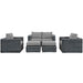 Summon 5 Piece Outdoor Patio Sunbrella® Sectional Set by Modway - view 16