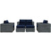 Summon 5 Piece Outdoor Patio Sunbrella® Sectional Set by Modway - view 24