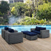 Summon 5 Piece Outdoor Patio Sunbrella® Sectional Set by Modway - view 17