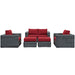 Summon 5 Piece Outdoor Patio Sunbrella® Sectional Set outdoor patio furniture set seating detail