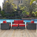 Summon 5 Piece Outdoor Patio Sunbrella® Sectional Set by Modway - view 27