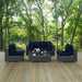 Modway Summon 5 Piece Outdoor Patio Sunbrella® Sectional Set - View 25