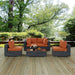 Modway Summon 5 Piece Outdoor Patio Sunbrella® Sectional Set - View 35