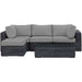 Modway Summon 5 Piece Outdoor Patio Sunbrella® Sectional Set - View 14