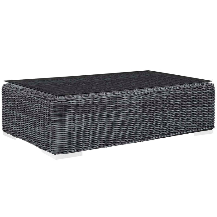Modway Summon 5 Piece Outdoor Patio Sunbrella® Sectional Set - View 13