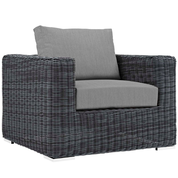 Summon 3 Piece Outdoor Patio Sunbrella® Sectional Set - view 9