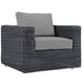 Summon 3 Piece Outdoor Patio Sunbrella® Sectional Set - view 9