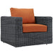 Summon 3 Piece Outdoor Patio Sunbrella® Sectional Set - view 27