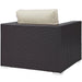 Convene Outdoor Patio Armchair - in lifestyle setting