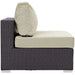 Gather 7 Piece Outdoor Patio Sectional Set by Modway - lifestyle in-use