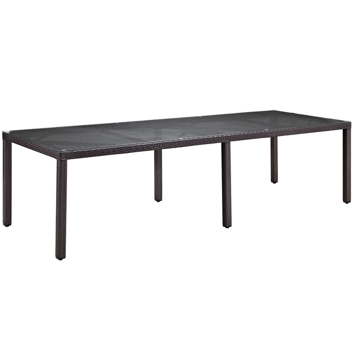 Convene 114" Outdoor Patio Dining Table - Modway \outdoor\dining tables