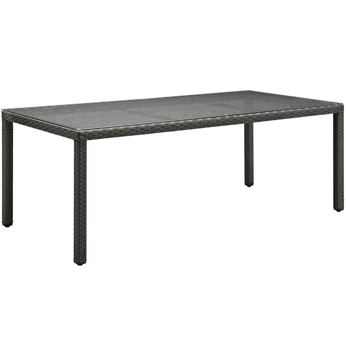Sojourn 82" Outdoor Patio Dining Table - alternate angle view