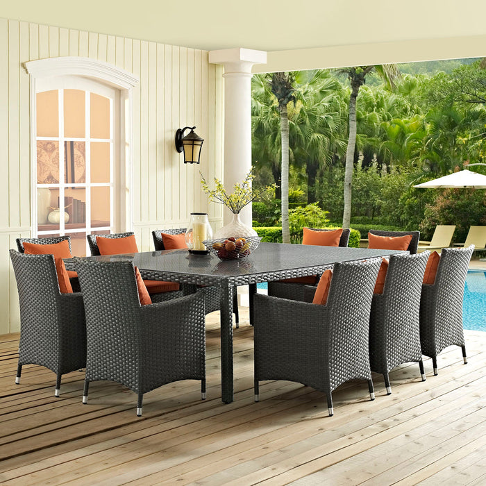 Sojourn 90" Outdoor Patio Dining Table - alternate angle view