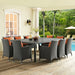 Sojourn 90" Outdoor Patio Dining Table - alternate angle view
