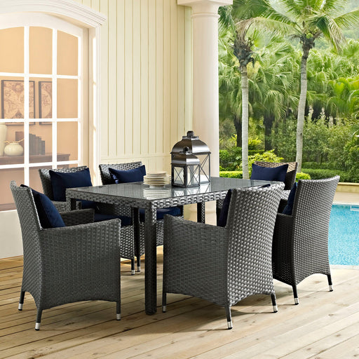 Sojourn 59" Outdoor Patio Dining Table - Modway \outdoor\dining tables