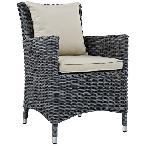 Summon Dining Outdoor Patio Sunbrella® Armchair - Modway \outdoor\dining chairs