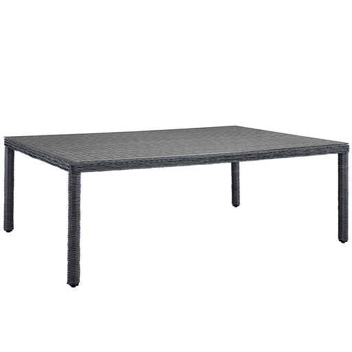 Summon 90" Outdoor Patio Dining Table - alternate angle view