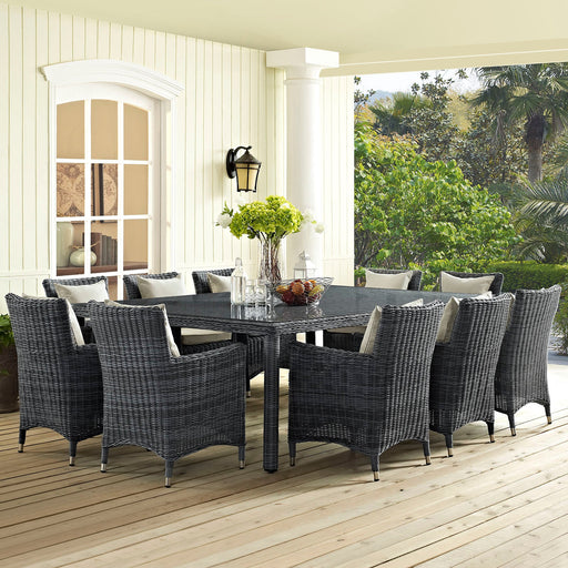 Summon 90" Outdoor Patio Dining Table - Modway \outdoor\dining tables