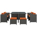 Modway Sojourn 9 Piece Outdoor Patio Sunbrella® Dining Set - View 14