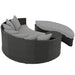 Sojourn Outdoor Patio Sunbrella® Daybed by Modway - lifestyle in-use