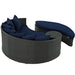 Sojourn Outdoor Patio Sunbrella® Daybed by Modway - interior view
