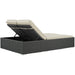 Sojourn Outdoor Patio Sunbrella® Double Chaise - in lifestyle setting