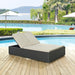 Sojourn Outdoor Patio Sunbrella® Double Chaise - Modway \outdoor\chaise lounges