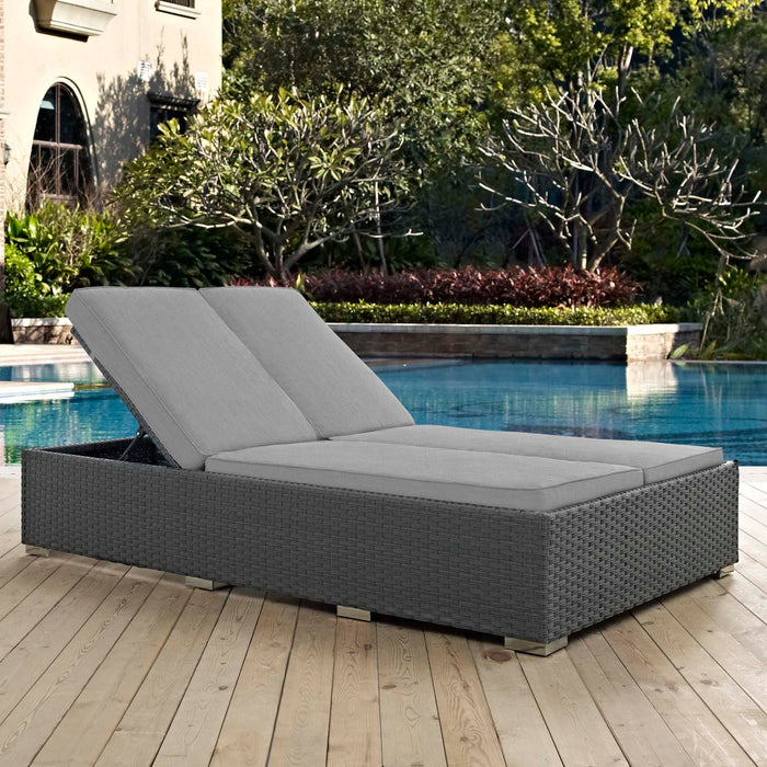 Sojourn Outdoor Patio Sunbrella® Double Chaise - view 5