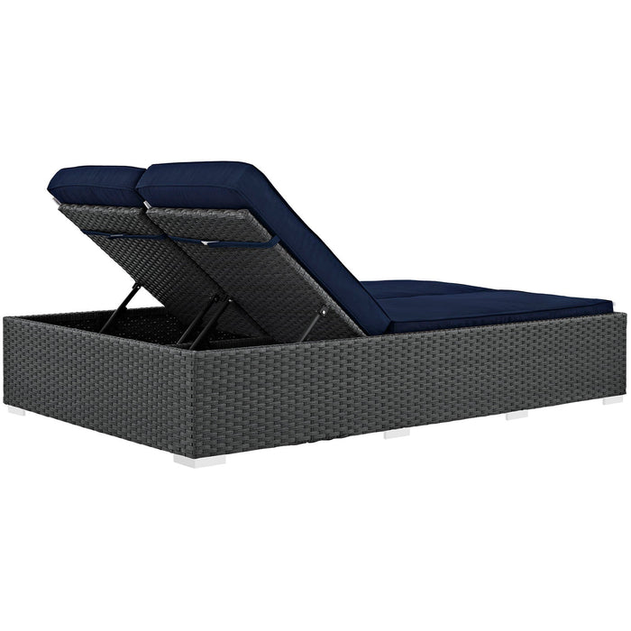 Sojourn Outdoor Patio Sunbrella® Double Chaise - view 12