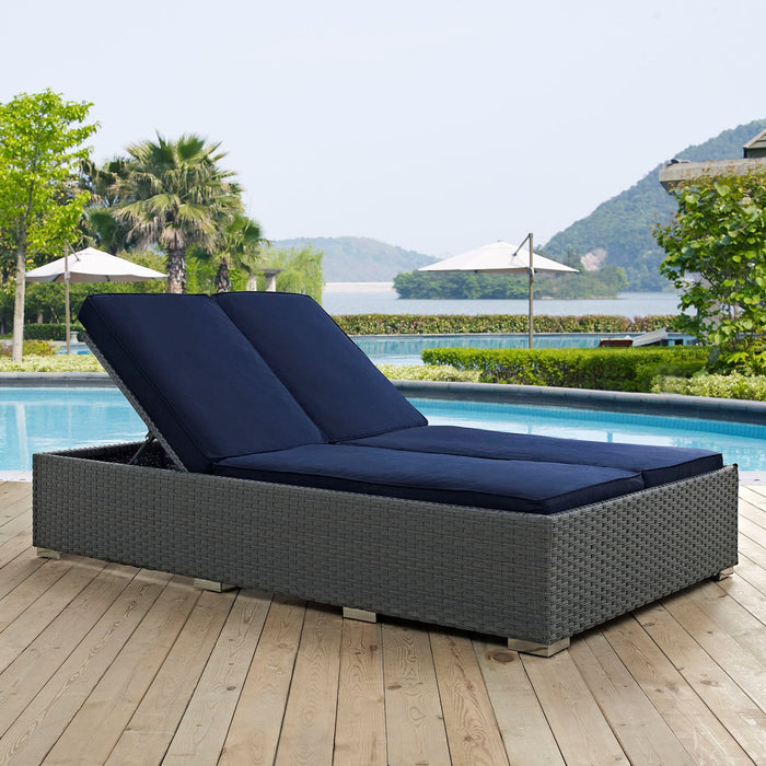 Sojourn Outdoor Patio Sunbrella® Double Chaise - view 9