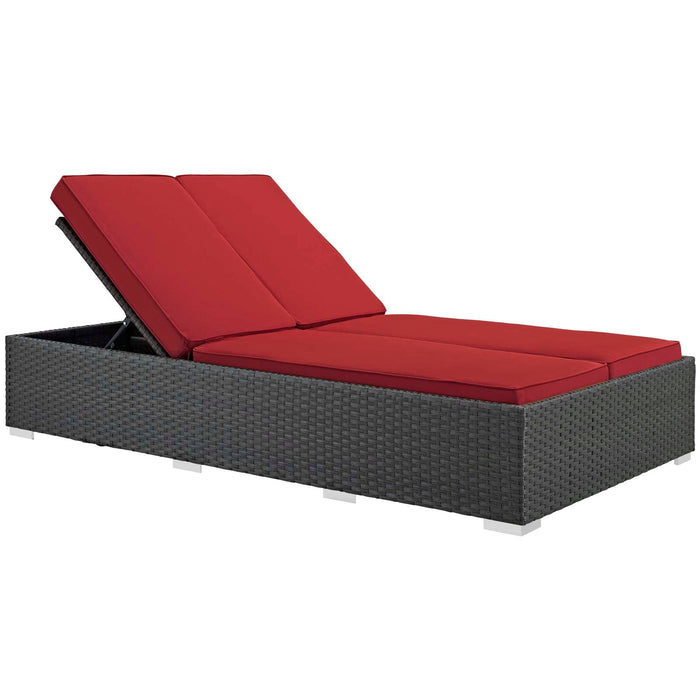 Sojourn Outdoor Patio Sunbrella® Double Chaise - view 14