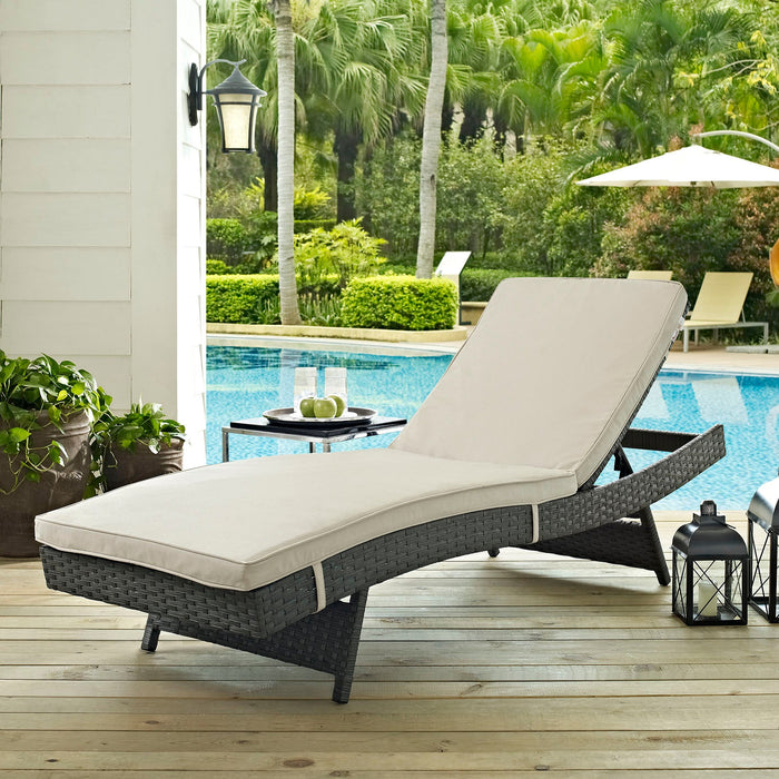 Sojourn Outdoor Patio Sunbrella® Chaise - Modway \outdoor\chaise lounges