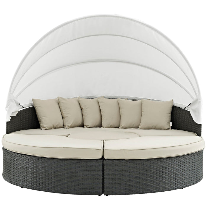 Sojourn Outdoor Patio Sunbrella® Daybed by Modway - back view